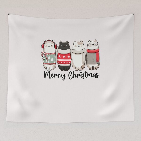Item preview, Cute Christmas Cats  designed and sold by TalalosART.