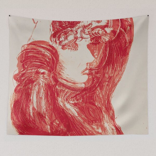 Item preview, Red Celia By David Hockney designed and sold by DSGIJUF.