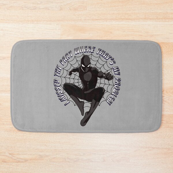Item preview, Black Suit Spider Hero Comic Quote Design designed and sold by OLOstudio.