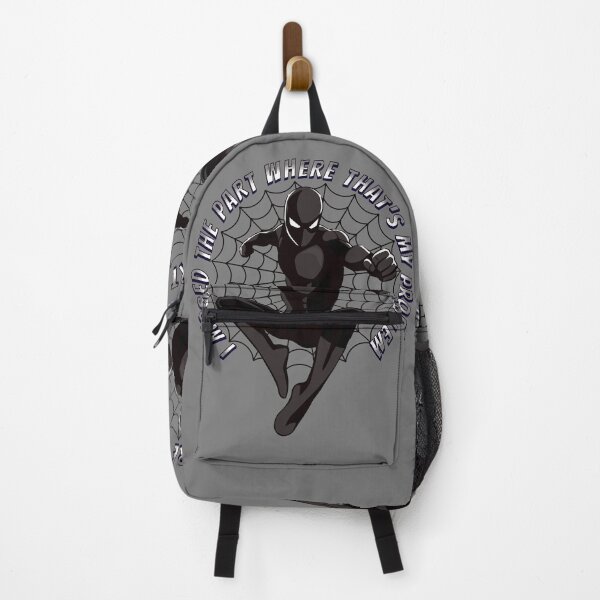 Item preview, Black Suit Spider Hero Comic Quote Design designed and sold by OLOstudio.