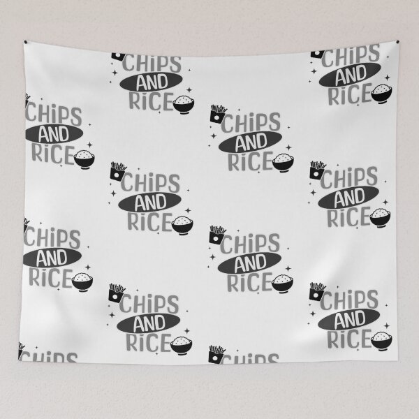 Item preview, Tonight We Will Be Having Chips And Rice Space Theme designed and sold by 133DandC.
