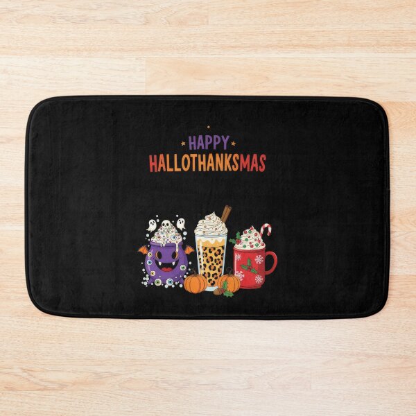 Item preview, Hallothanksmas Funny Holiday Drink Mashup designed and sold by sandrahofer-art.