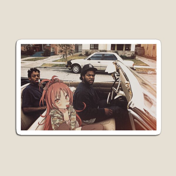 Aperçu de l'œuvre Waifuz n the Hood avec Kyoko Sakura créée et vendue par Gangstas with Waifus.