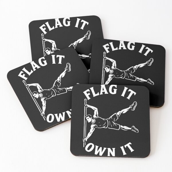 Item preview, Flag It Own It Calisthenics Fitness Gym Workout designed and sold by LuminOrb.