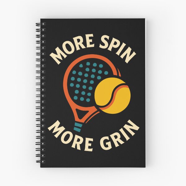 Item preview, More Spin More Grin Padel Tennis Paddle Fun designed and sold by LuminOrb.