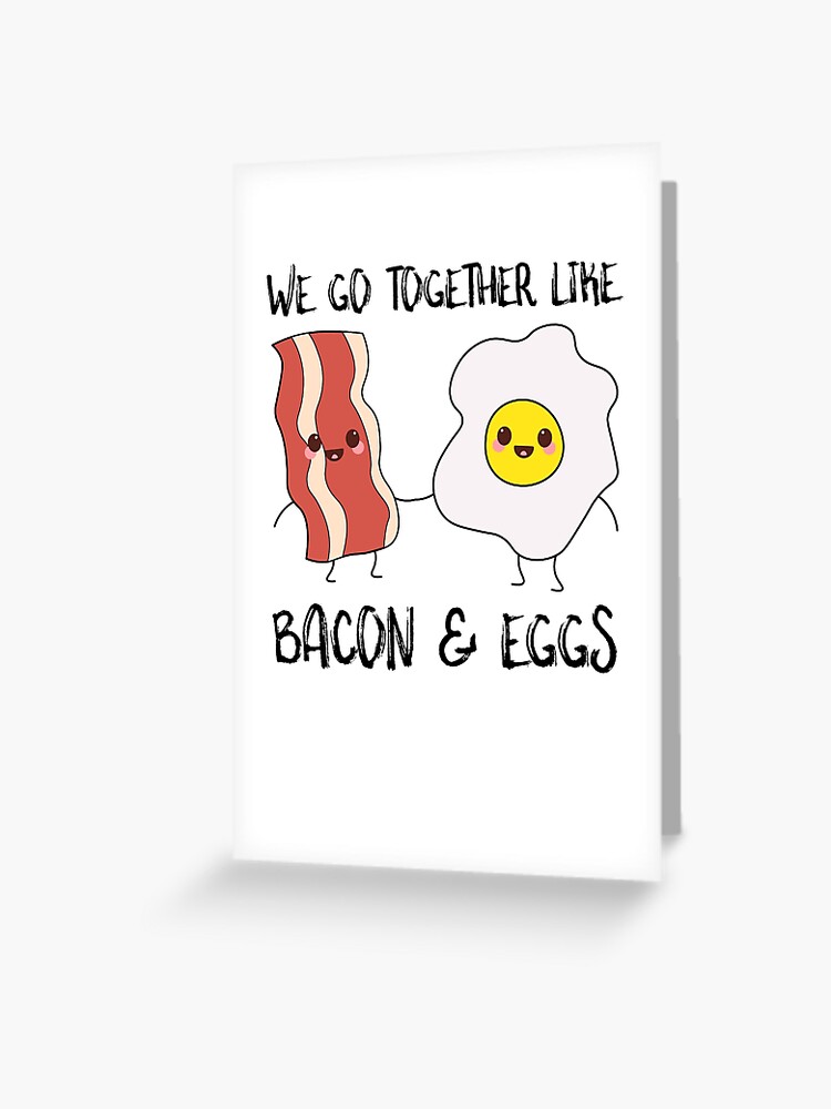 Bacon Christmas Card for Boyfriend Christmas Gifts Greeting Cards