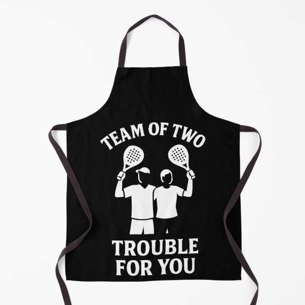 Item preview, Padel Team Of Two Trouble For You designed and sold by LuminOrb.