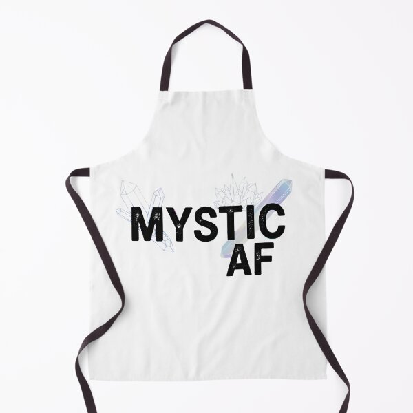 Item preview, MYSTIC AF - Witchcore Occult Humour - Spiritual Aesthetic Celestial Goth Crystal Magic Gift designed and sold by ReckonDesigns.