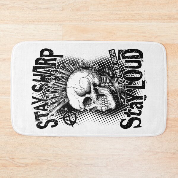 Item preview, Punk Rock Music Skull Stay Sharp Loud Funny Musician designed and sold by GrandeDuc.