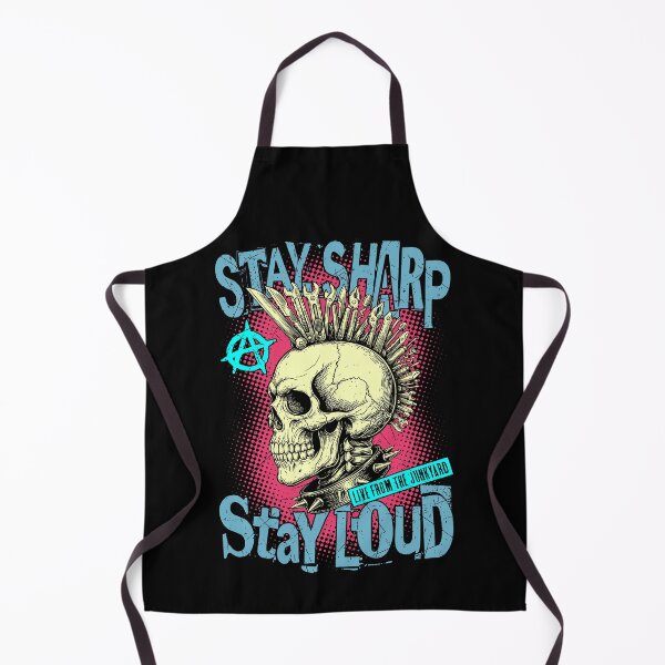 Item preview, Punk Rock Music Skull Stay Sharp Loud Funny Musician designed and sold by GrandeDuc.