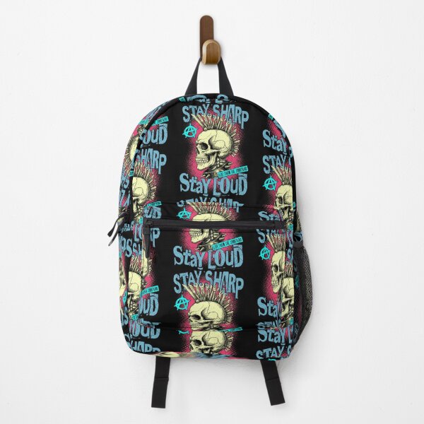 Item preview, Punk Rock Music Skull Stay Sharp Loud Funny Musician designed and sold by GrandeDuc.