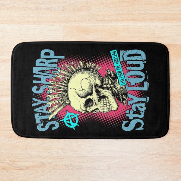 Item preview, Punk Rock Music Skull Stay Sharp Loud Funny Musician designed and sold by GrandeDuc.