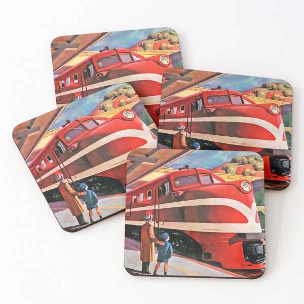Item preview, Railroad Train (American Locomotive) — Edward Hopper designed and sold by Art Outlaws.