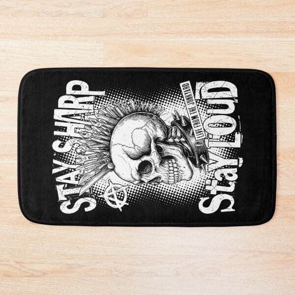 Item preview, Punk Rock Music Skull Stay Sharp Loud Funny Musician designed and sold by GrandeDuc.