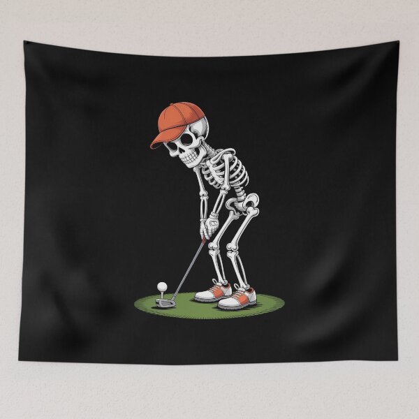 Item preview, Skeleton Golf Halloween Golfer Golf Player designed and sold by VENOM0RIOT.