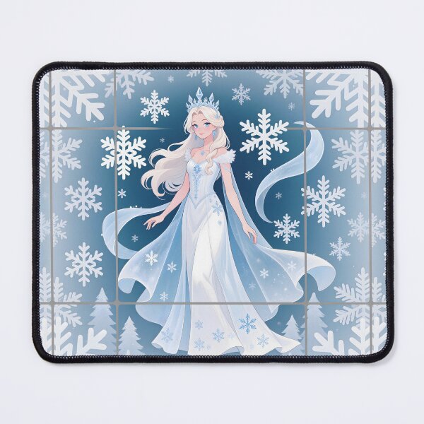 Item preview, Snow Princess Clipart Seamless Pattern Art Print Sticker, clothes & Home Decor designed and sold by TheGaliyaStudio.