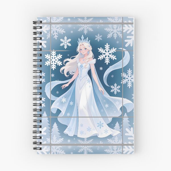 Item preview,  Snow Princess Clipart Seamless Pattern Art Print Sticker, clothes & Home Decor designed and sold by TheGaliyaStudio.