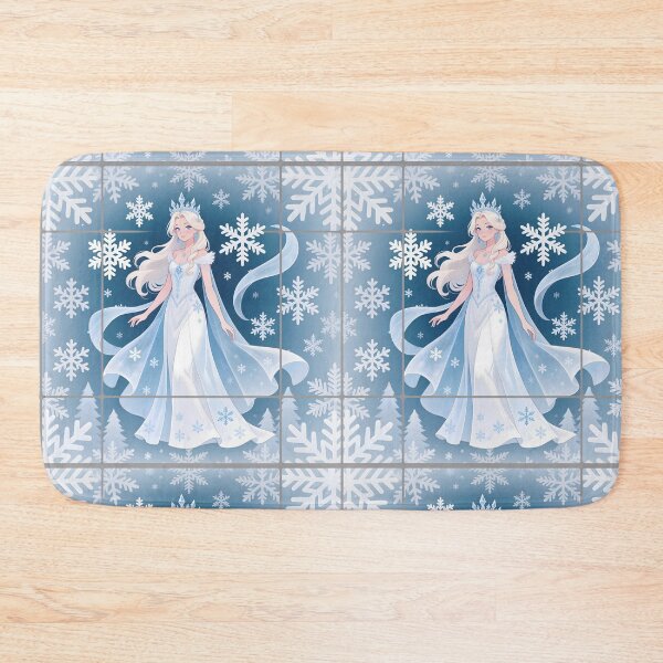 Item preview,  Snow Princess Clipart Seamless Pattern Art Print Sticker, clothes & Home Decor designed and sold by TheGaliyaStudio.