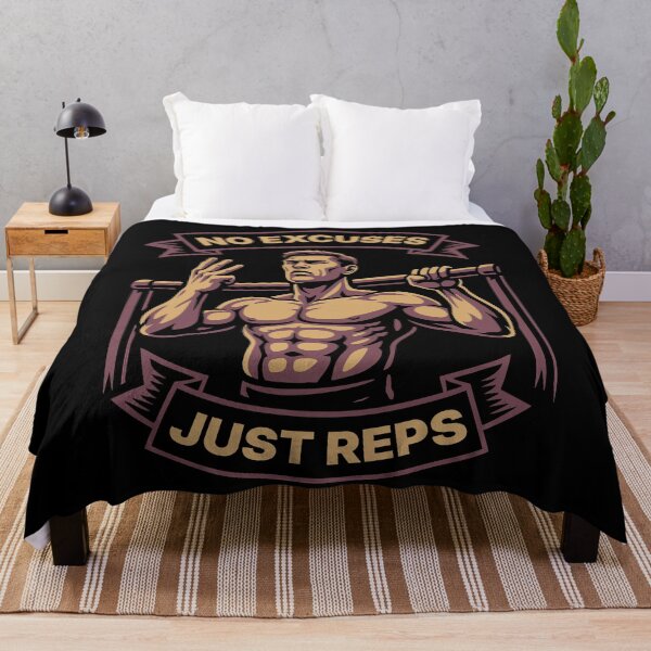 Item preview, No Excuses Just Reps Calisthenics Gym Training designed and sold by LuminOrb.