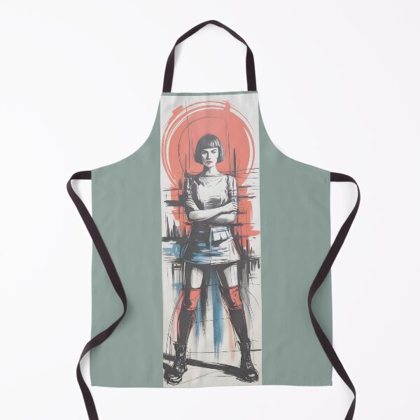 Item preview, Red Pop Art Fashion Lady Portrait By Merch, Limited Edition designed and sold by KILEYMARGSHOP.