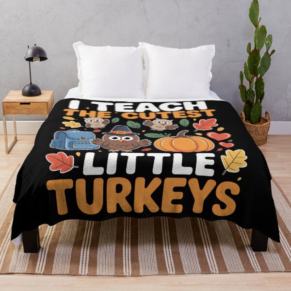 Item preview, I Teach Cutest Little Turkeys Teacher Thanksgiving School designed and sold by tabdejinti.