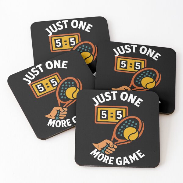 Item preview, Padel Just One More Game funny design designed and sold by LuminOrb.