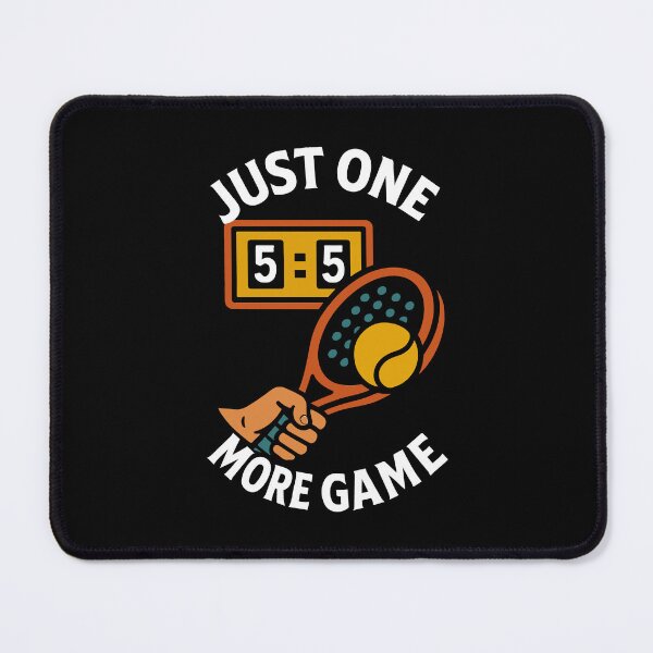 Item preview, Padel Just One More Game funny design designed and sold by LuminOrb.