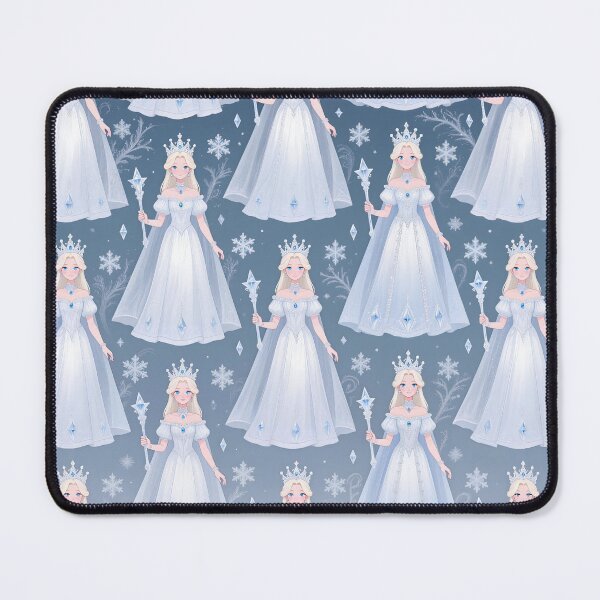 Item preview, Ice Queen Clipart Seamless Pattern Art Print Sticker, clothes & Home Decor designed and sold by TheGaliyaStudio.