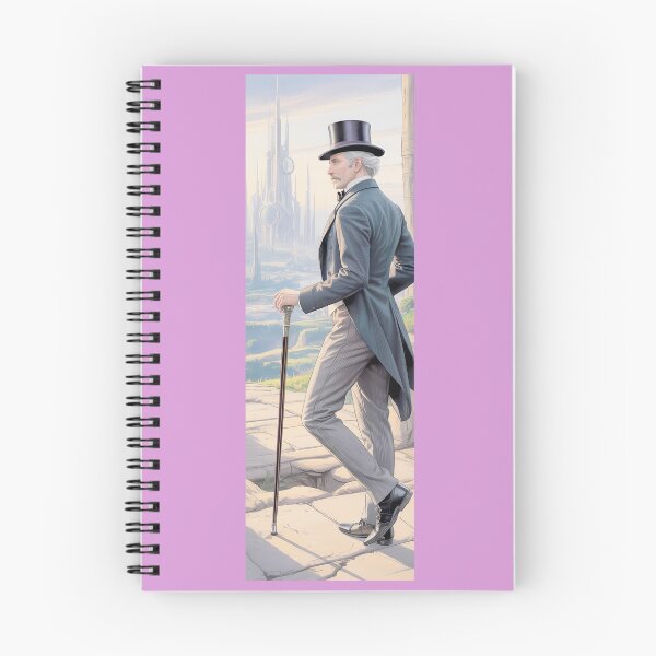 Item preview, Steampunk Gentleman In Futuristic Metropolis By Merch, Limited Edition designed and sold by KILEYMARGSHOP.
