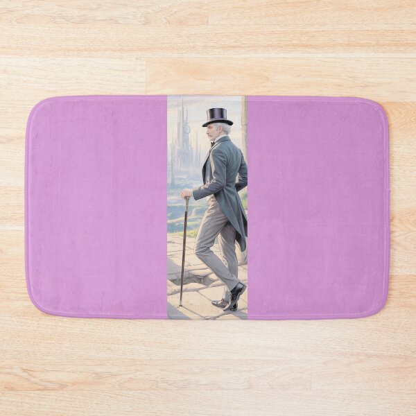 Item preview, Steampunk Gentleman In Futuristic Metropolis By Merch, Limited Edition designed and sold by KILEYMARGSHOP.