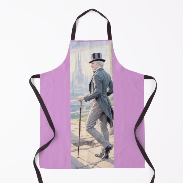 Item preview, Steampunk Gentleman In Futuristic Metropolis By Merch, Limited Edition designed and sold by KILEYMARGSHOP.