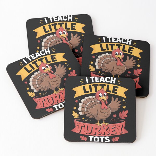 Item preview, I Teach Little Turkey Tots Thanksgiving Autumn Teaching designed and sold by tabdejinti.