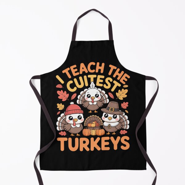 Item preview, I Teach The Cutest Little Turkeys Teacher School Thankful designed and sold by tabdejinti.