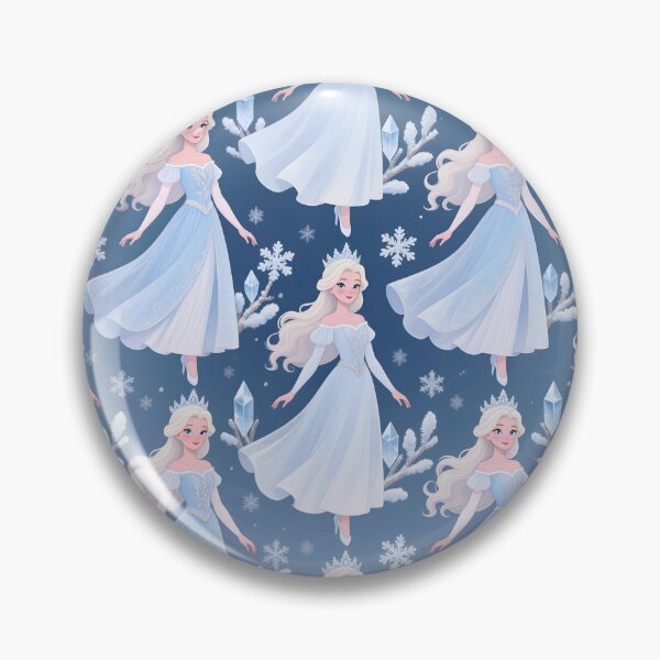 Item preview, Ice Queen Seamless Pattern Art Print Sticker, clothes & Home Decor designed and sold by TheGaliyaStudio.