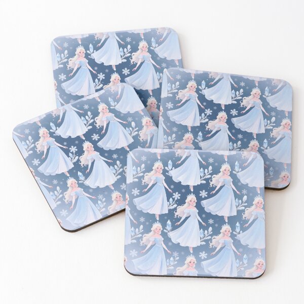 Item preview, Ice Queen Seamless Pattern Art Print Sticker, clothes & Home Decor designed and sold by TheGaliyaStudio.
