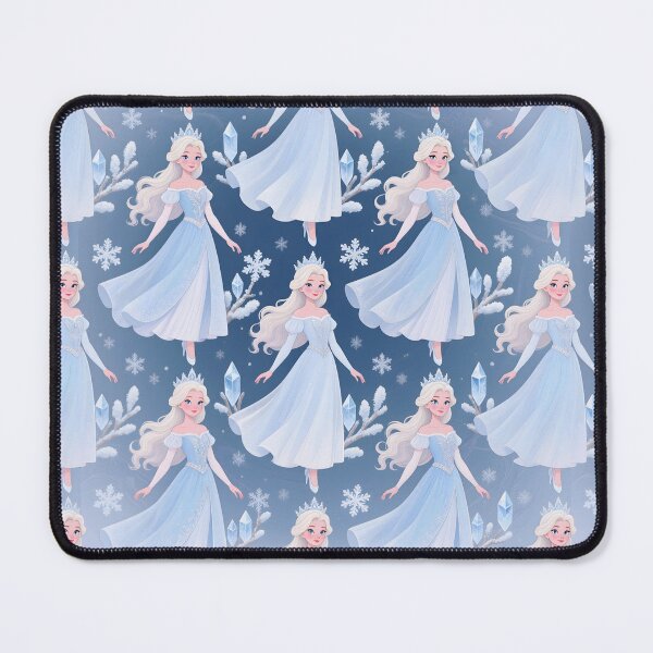 Item preview, Ice Queen Seamless Pattern Art Print Sticker, clothes & Home Decor designed and sold by TheGaliyaStudio.