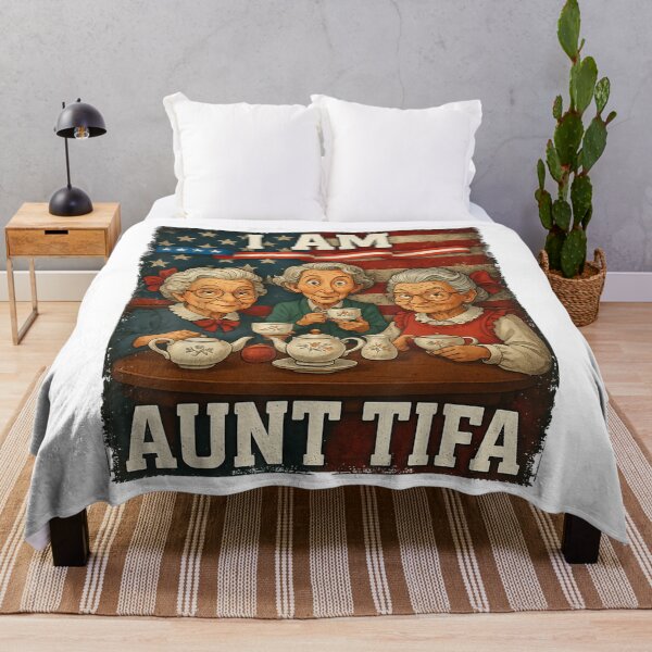 Item preview, Aunt Tifa American Flag Funny I Am Aunt Tifa American designed and sold by Noelnoble.