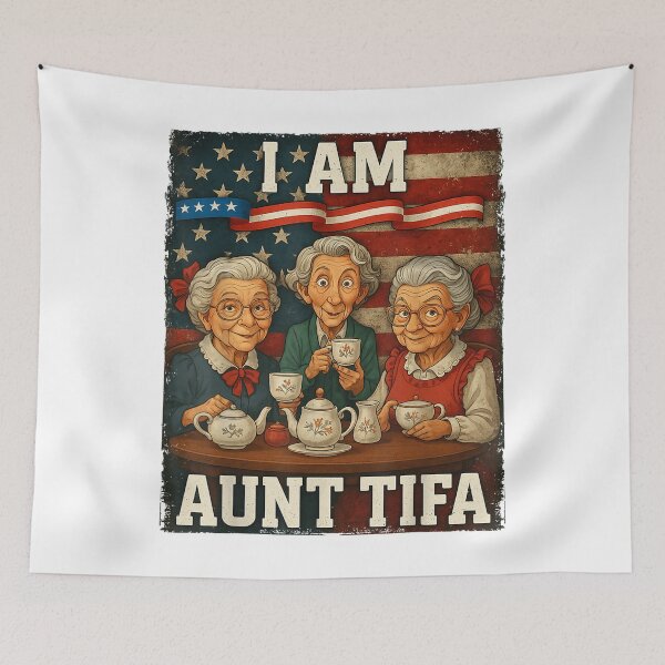 Item preview, Aunt Tifa American Flag Funny I Am Aunt Tifa American designed and sold by Noelnoble.