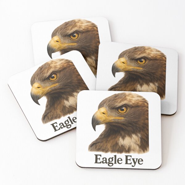 Item preview, Eagle Eye Realism Intense Close-Up Wildlife Art Shirt Sticker Poster designed and sold by GeniePixel.