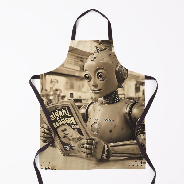 Item preview, Retro-Bot Reads designed and sold by ONYX Pixee.