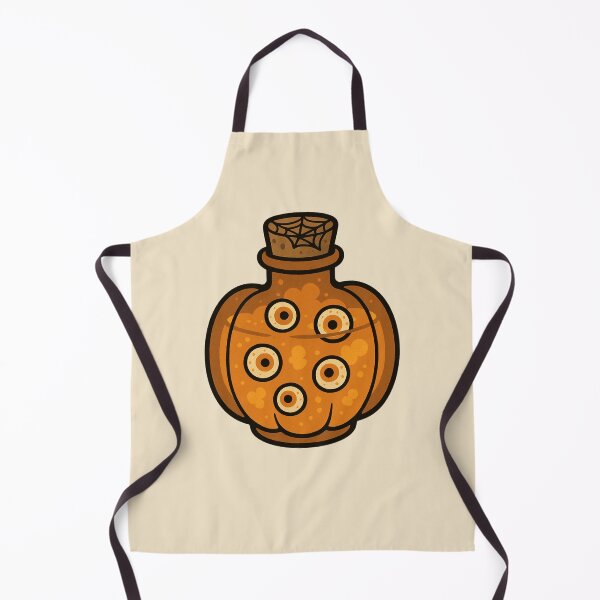 Item preview, Pumpkin Potion Bottle with Floating Eyeballs designed and sold by Castiora.