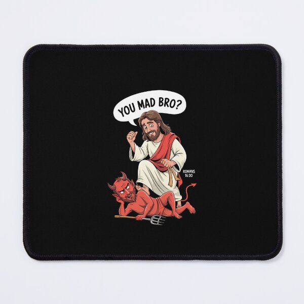 Item preview, Jesus asks satan fun joke designed and sold by KarstenNoanra.