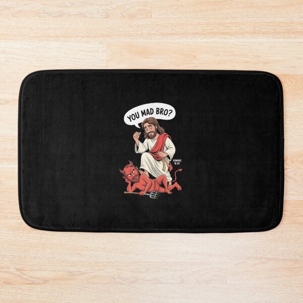 Item preview, Jesus asks satan fun joke designed and sold by KarstenNoanra.