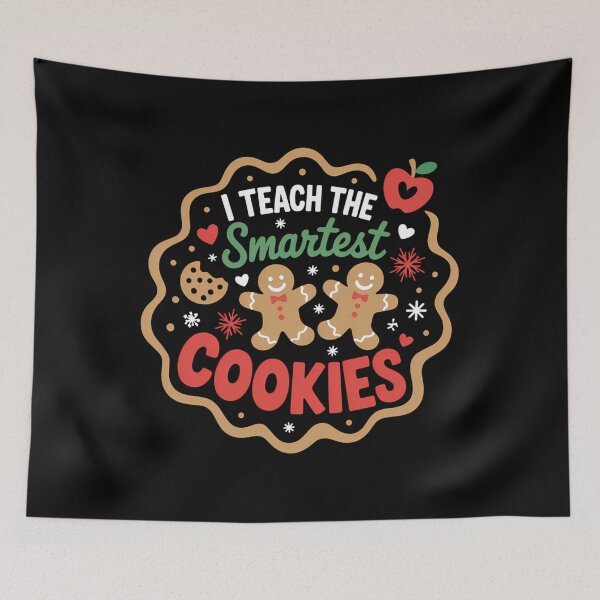 Item preview, I Teach The Smartest Cookies Funny Christmas Xmas Teacher designed and sold by ticlitule.