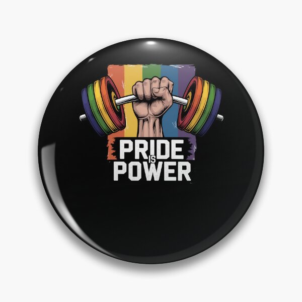 Item preview, PRIDE is POWER Gay Pride Rainbow LBGTQ designed and sold by TrinaEspinoza.