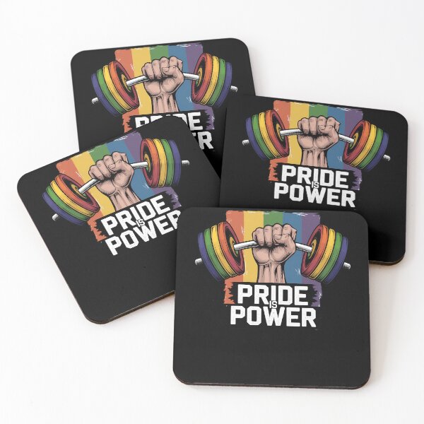 Item preview, PRIDE is POWER Gay Pride Rainbow LBGTQ designed and sold by TrinaEspinoza.