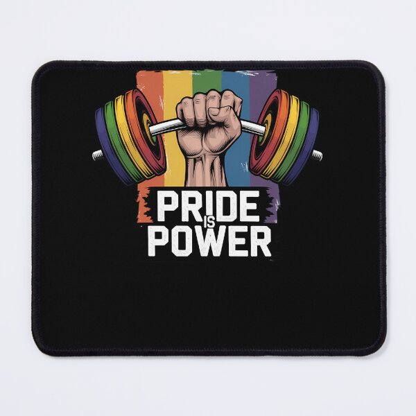 Item preview, PRIDE is POWER Gay Pride Rainbow LBGTQ designed and sold by TrinaEspinoza.