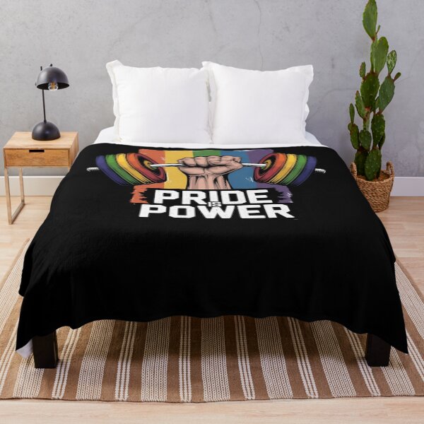 Item preview, PRIDE is POWER Gay Pride Rainbow LBGTQ designed and sold by TrinaEspinoza.