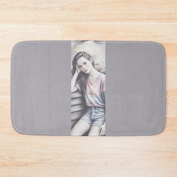 Item preview, Vintage Girl Portrait By Merch, Limited Edition designed and sold by KILEYMARGSHOP.