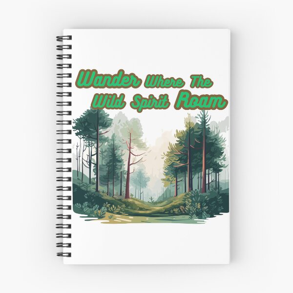 Item preview, Wander Where the Wild Spirit Roam T-Shirt | Forest Adventure Tee – yasirhamiddesigns designed and sold by YasirHamidDesigns .
